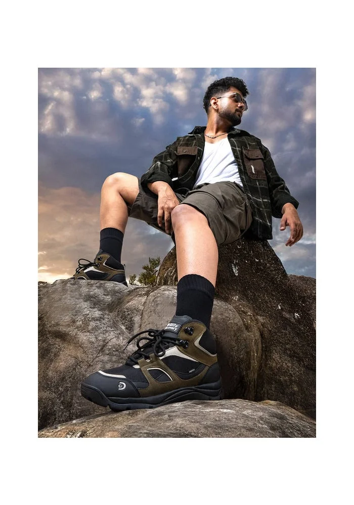 Bacca Bucci Olive Grey Discovery Outrider All-Terrain Comfort Meets Rugged Durability—Conquer Every Trail in Style for Men | Best Price UAE